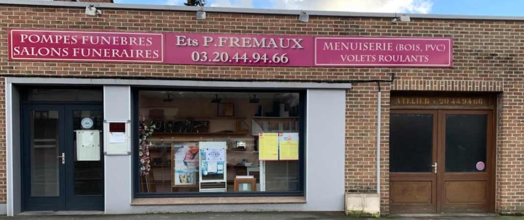 L’établissement des Pompes Funèbres Frémaux à Santes