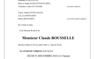 Monsieur Claude ROUSSELLE