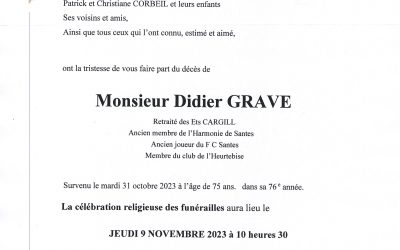 Monsieur Didier GRAVE