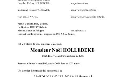 Monsieur Noël HOLLEBEKE