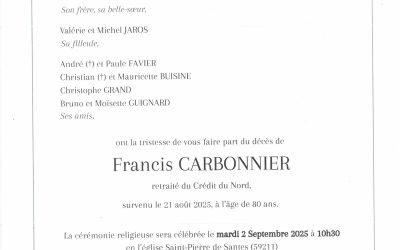 Monsieur Francis CARBONNIER