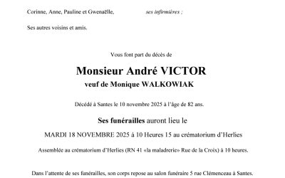 Monsieur André VICTOR