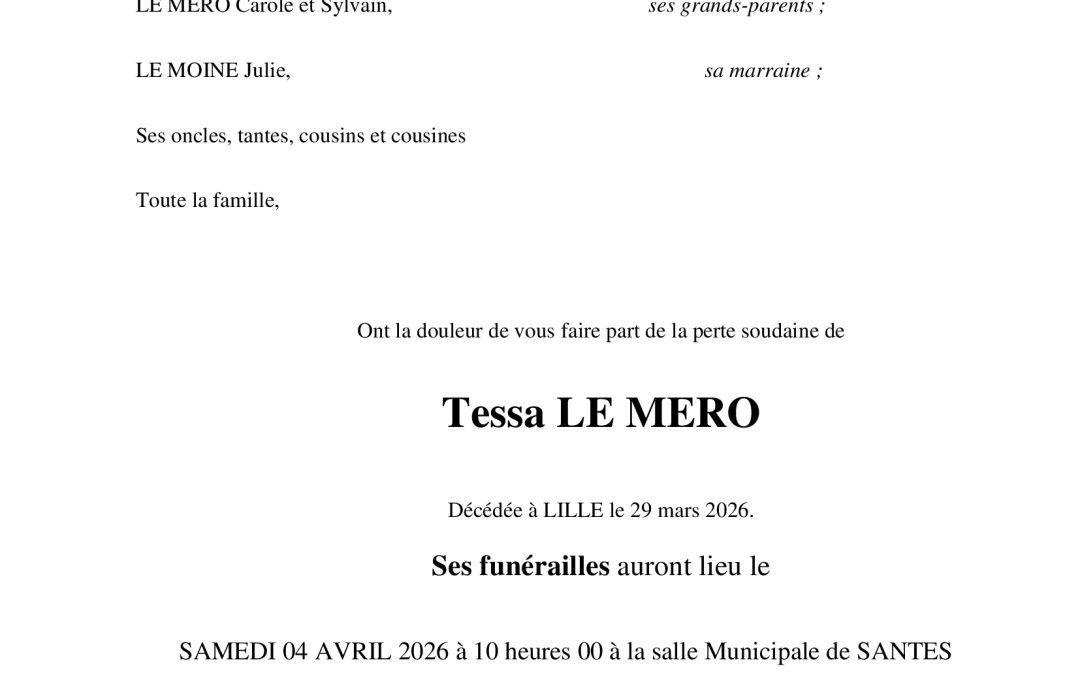 Mme Tessa LE MERO