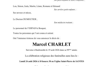 Monsieur Marcel CHARLET